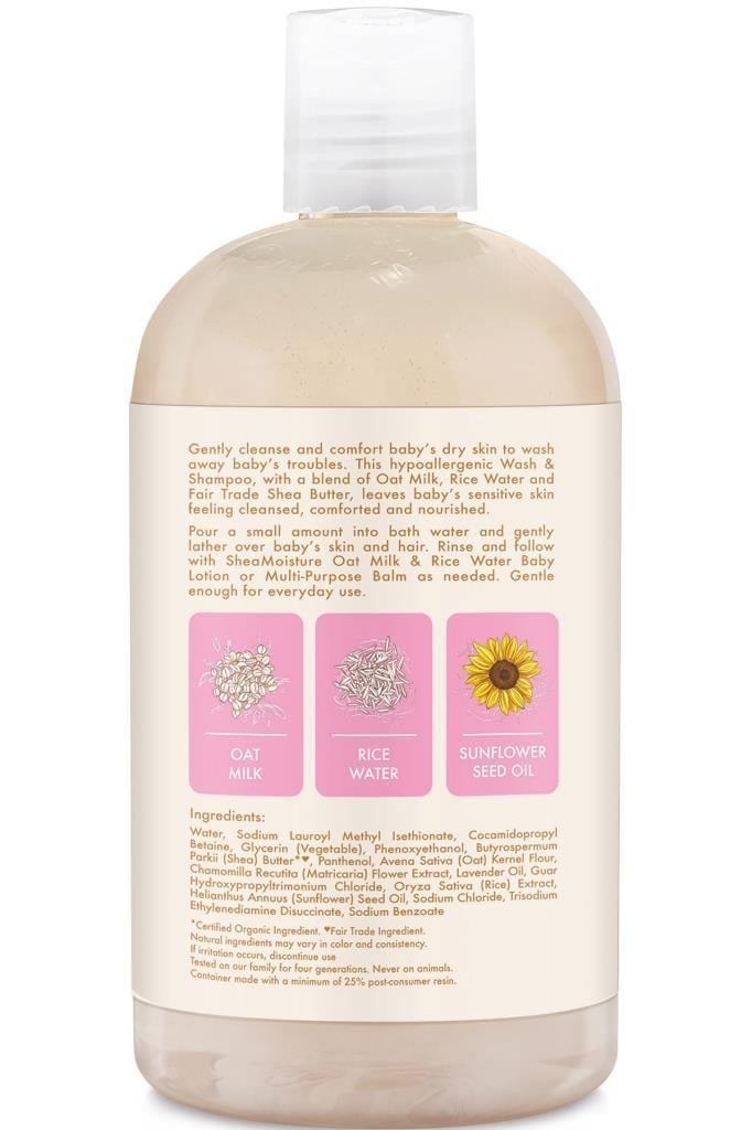 Shea Moisture Baby Yulaf Sütü ve Pirinç Suyu Bebek Şampuanı 384ML