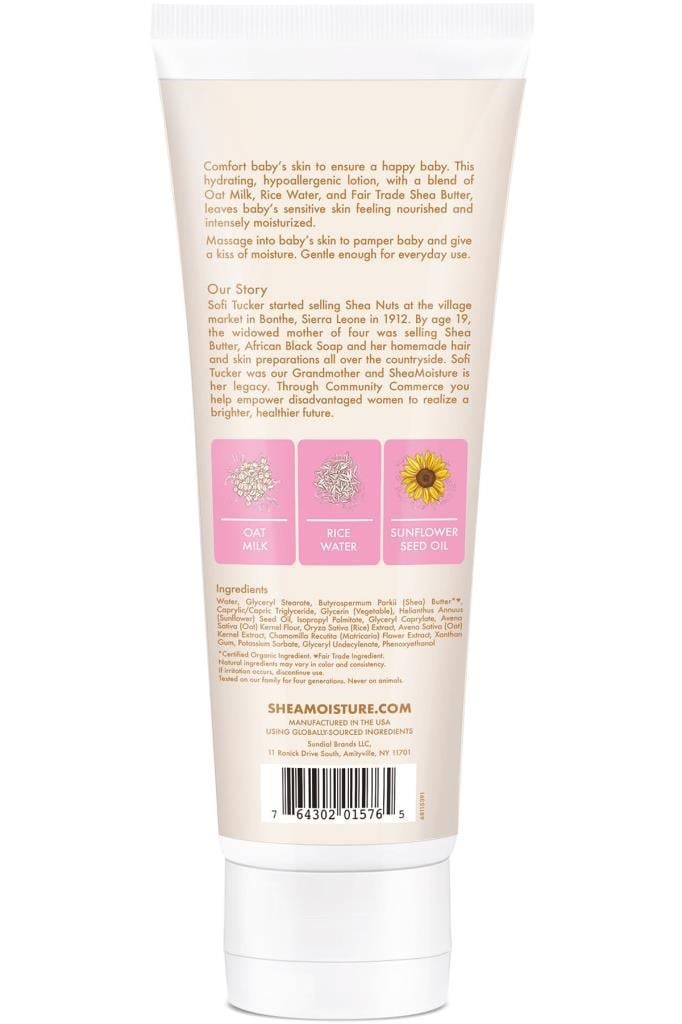 Shea Moisture Baby Yulaf Sütü ve Pirinç Suyu Bebek Losyonu 237ML