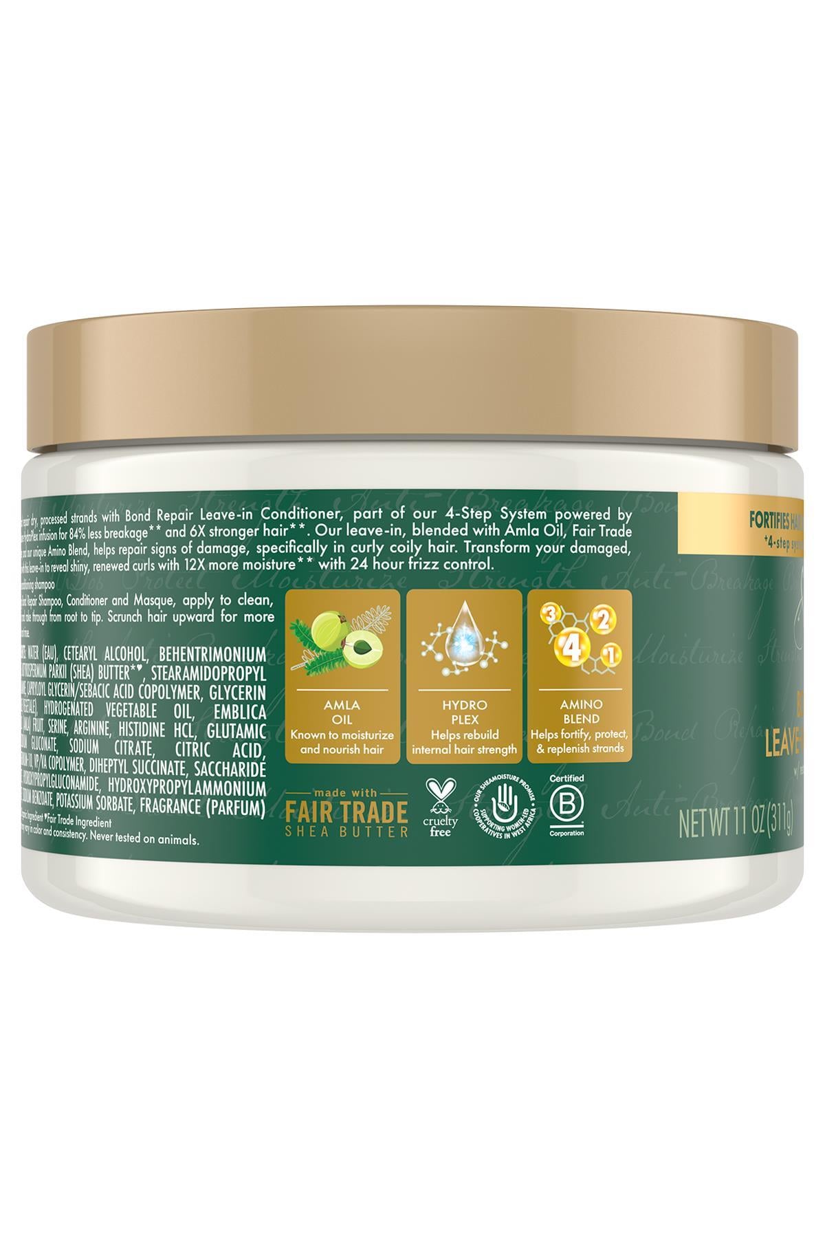 Shea Moisture Bond Repair Durulanmayan Saç Kremi 311GR