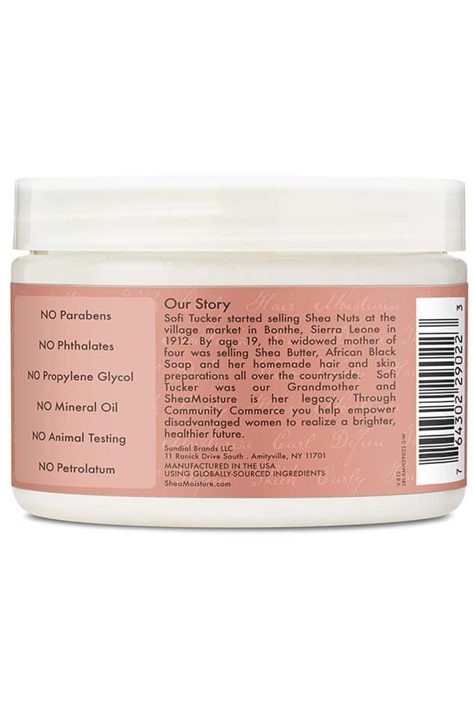 Shea Moisture Coconut & Hibiscus Bukle Belirginleştirici Durulanmayan Saç Bakım Kremi 340GR