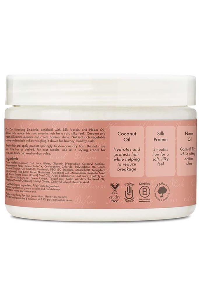 Shea Moisture Coconut & Hibiscus Bukle Belirginleştirici Durulanmayan Saç Bakım Kremi 284GR