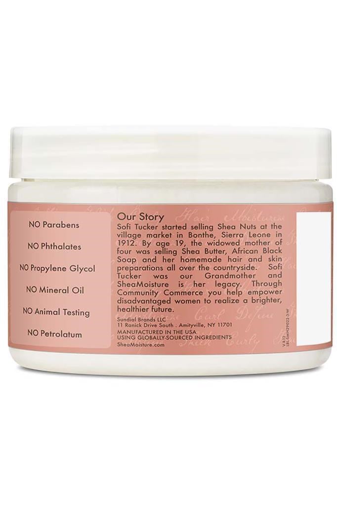 Shea Moisture Coconut & Hibiscus Bukle Belirginleştirici Durulanmayan Saç Bakım Kremi 284GR