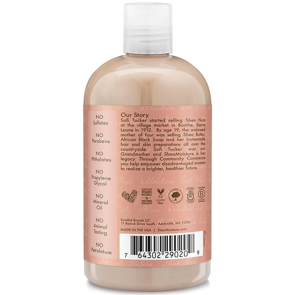 Shea Moisture Coconut & Hibiscus Bukle Kontrolü ve Parlaklık Şampuanı 384ML