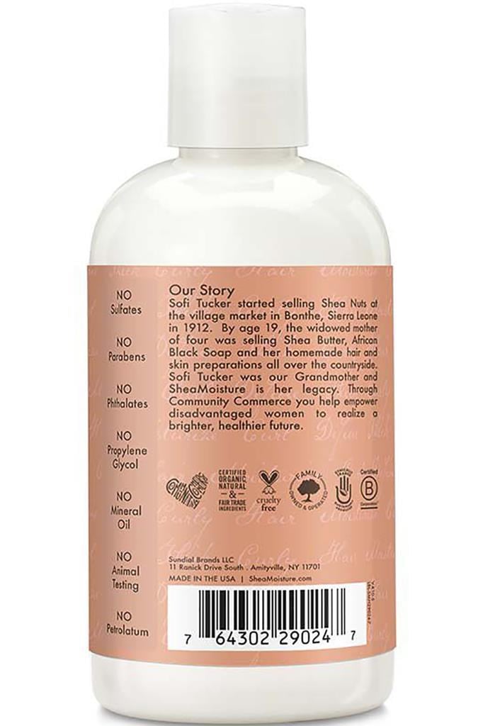 Shea Moisture Coconut & Hibiscus Durulanmayan Şekillendirici Saç Bakım Sütü 237ML