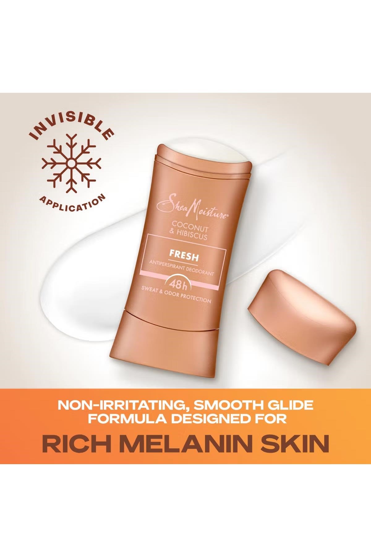 Shea Moisture Coconut & Hibiscus Fresh Antiperspirant Stick Deodorant 74GR