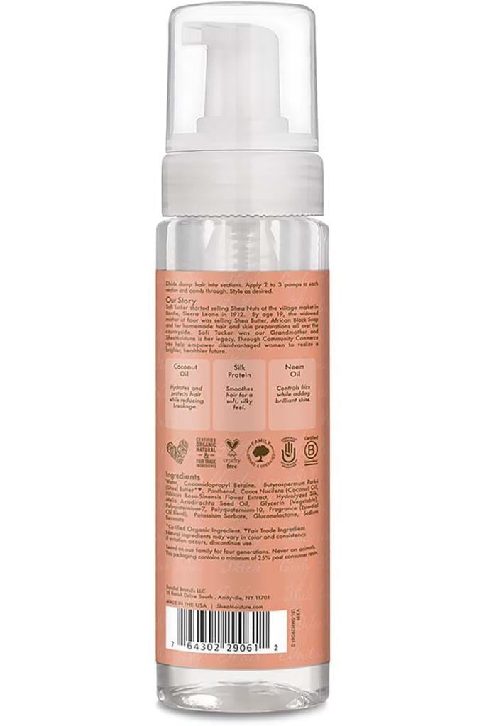Shea Moisture Coconut & Hibiscus Kabarma Karşıtı Bukle Kontrolü Saç Köpüğü 222ML