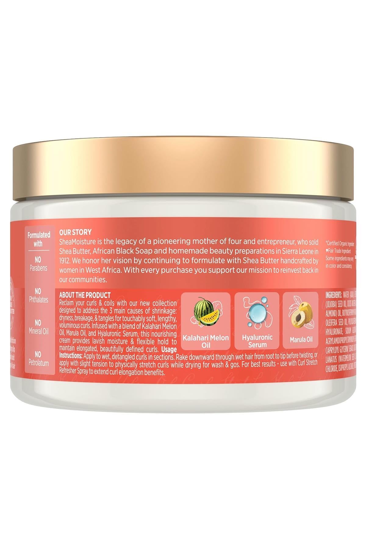 Shea Moisture Curl Stretch Çok Amaçlı Hacimlendirici Durulanmayan Saç Kremi 325ML