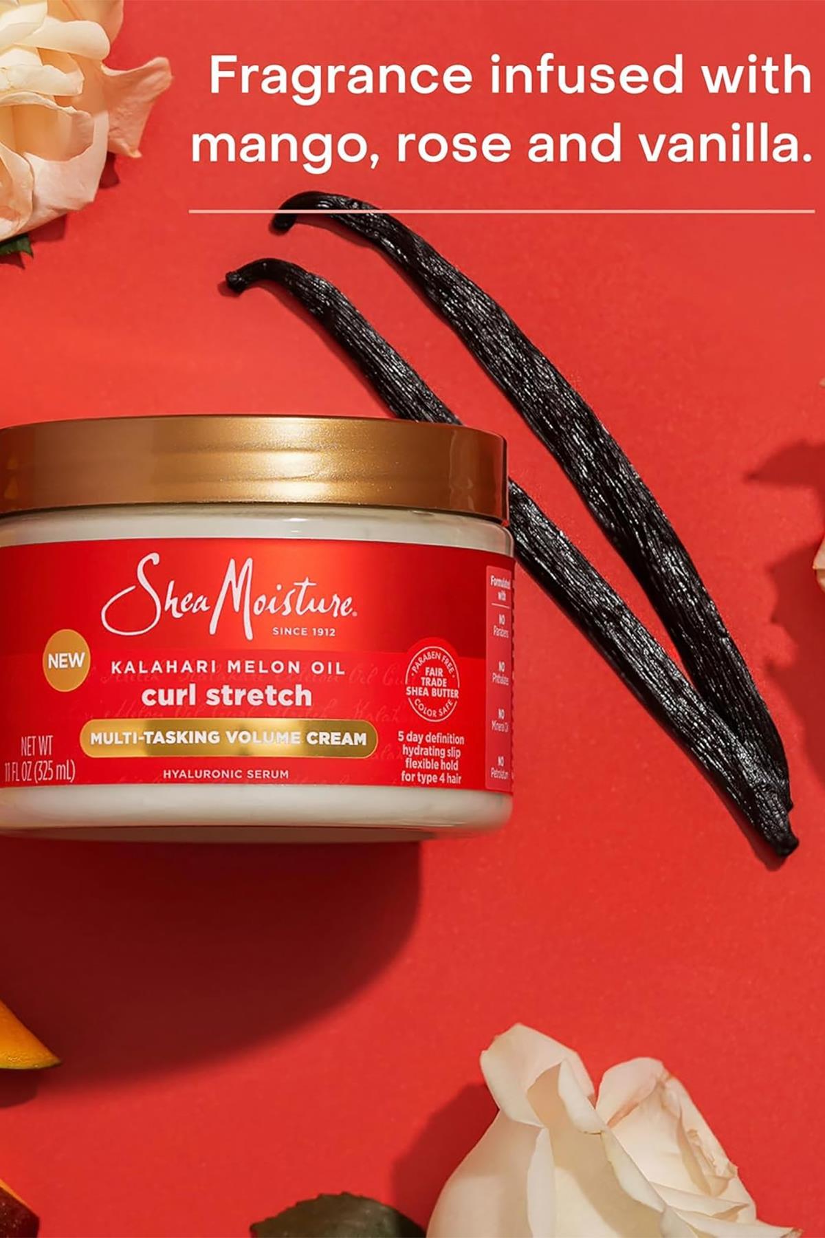 Shea Moisture Curl Stretch Çok Amaçlı Hacimlendirici Durulanmayan Saç Kremi 325ML