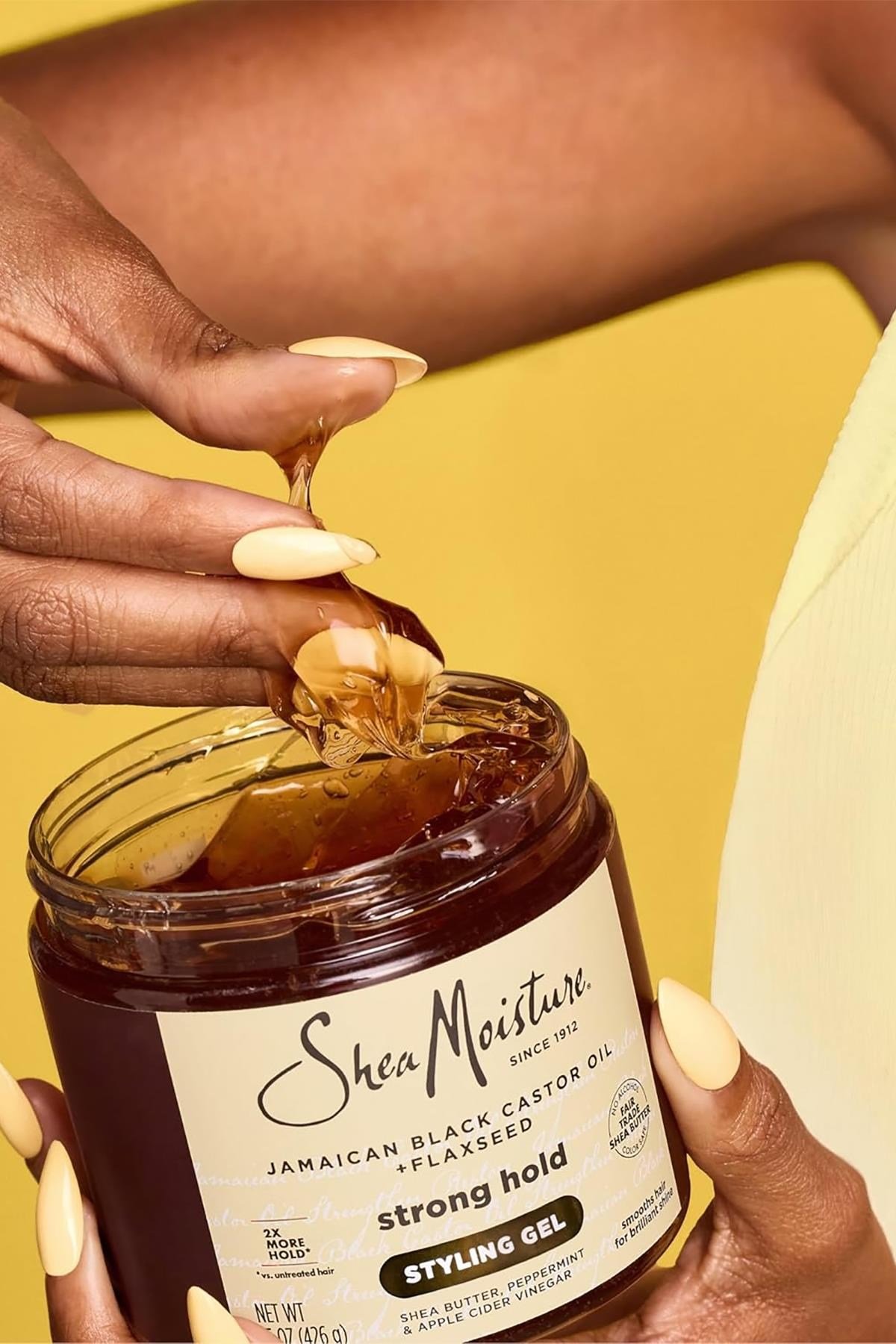 Shea Moisture Jamaican Black Castor Oil Güçlü Tutuş Sağlayan Şekillendirici Saç Jeli 425GR