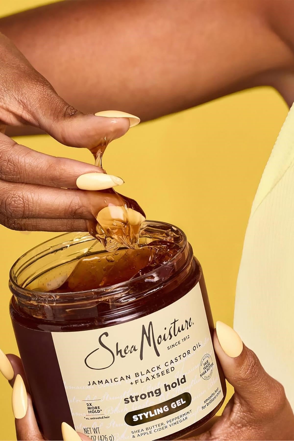 Shea Moisture Jamaican Black Castor Oil Güçlü Tutuş Sağlayan Şekillendirici Saç Jeli 425GR