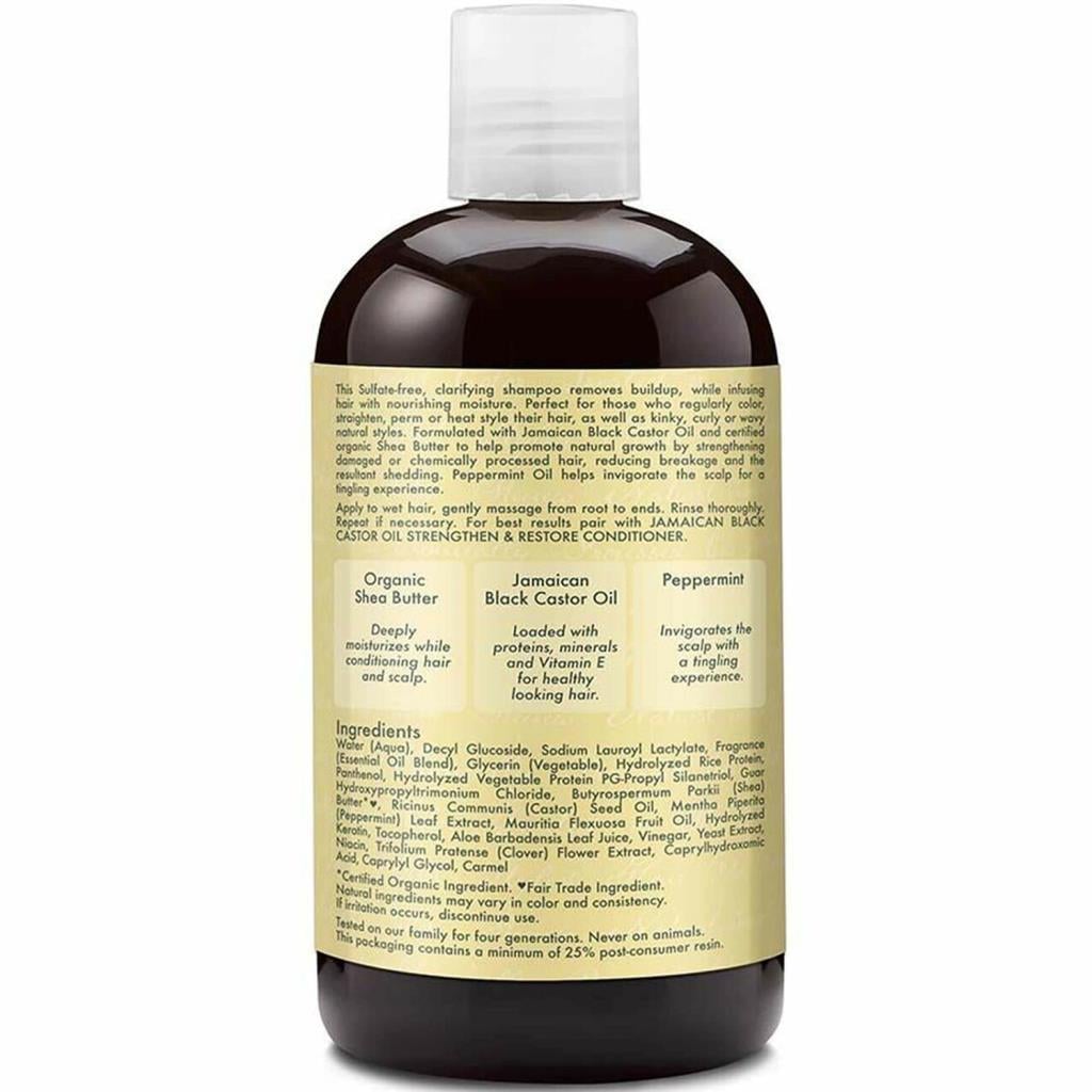 Shea Moisture Jamaican Black Castor Oil Güçlendirici ve Onarıcı Şampuan 384ML