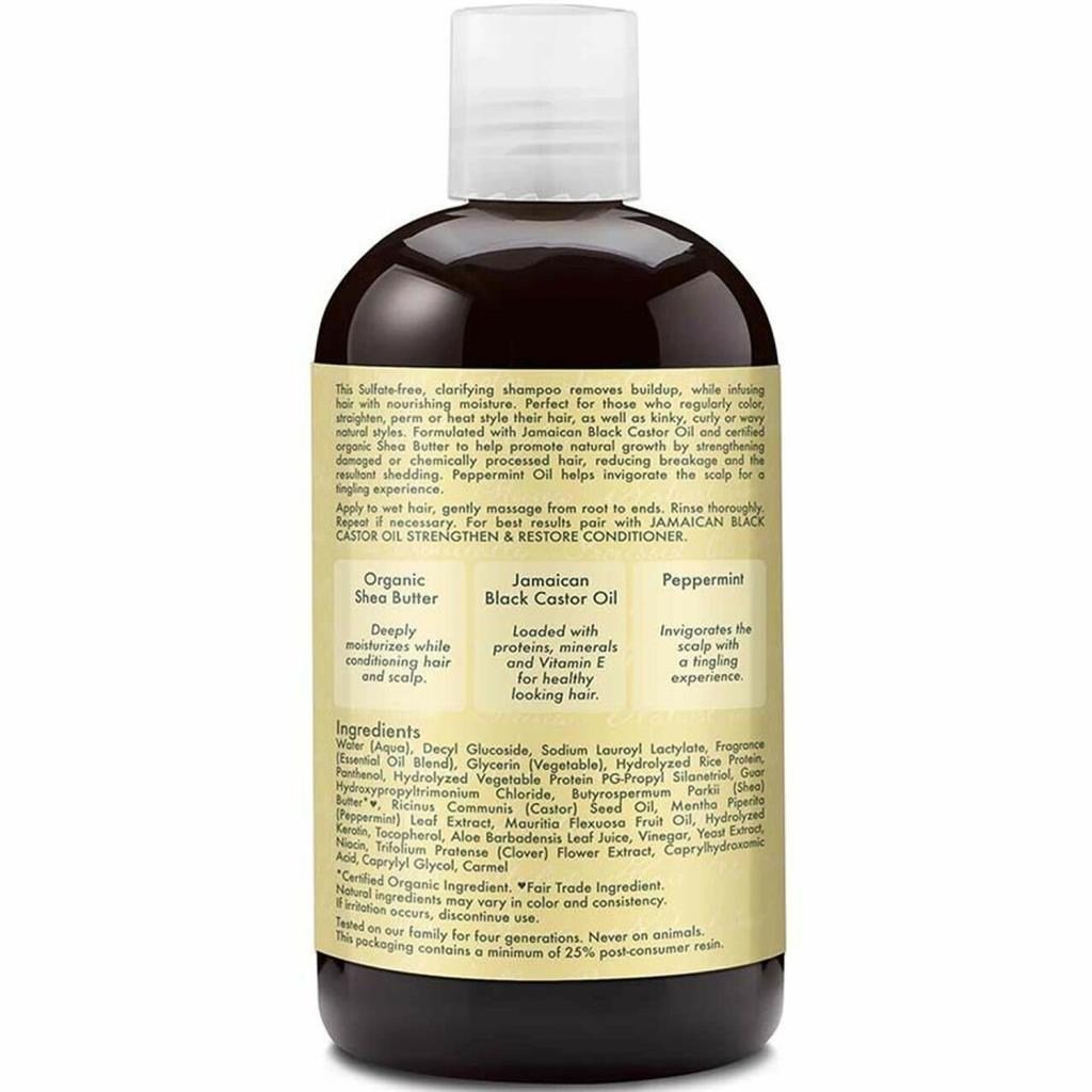Shea Moisture Jamaican Black Castor Oil Güçlendirici ve Onarıcı Şampuan 384ML
