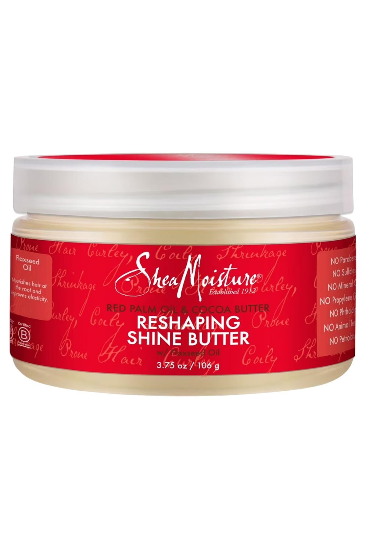 Shea Moisture Kırmızı Palmiye ve Kakao Yağlı Parlaklık Kazandıran Saç Bakımı 106GR