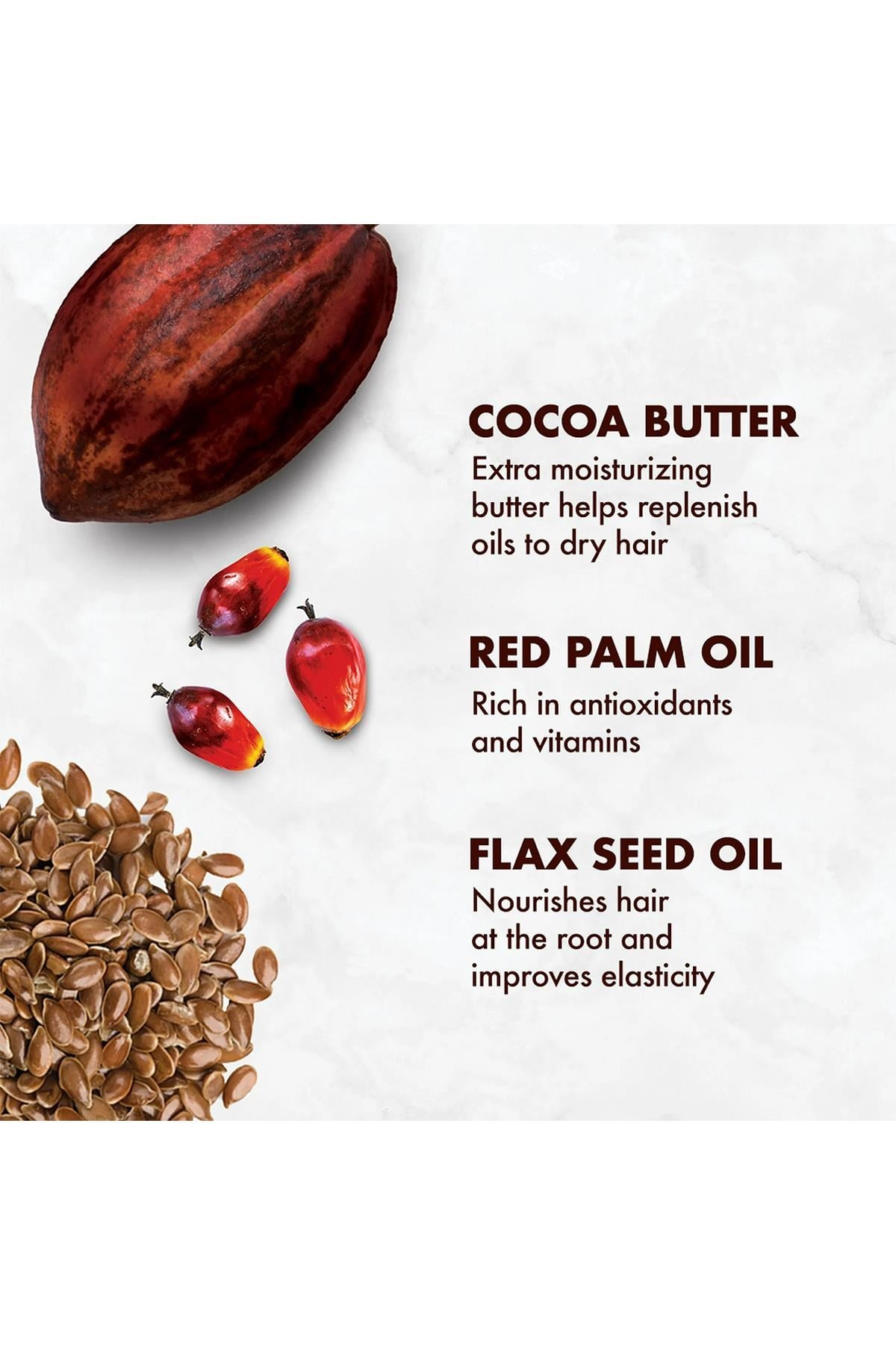 Shea Moisture Kırmızı Palmiye ve Kakao Yağlı Parlaklık Kazandıran Saç Bakımı 106GR