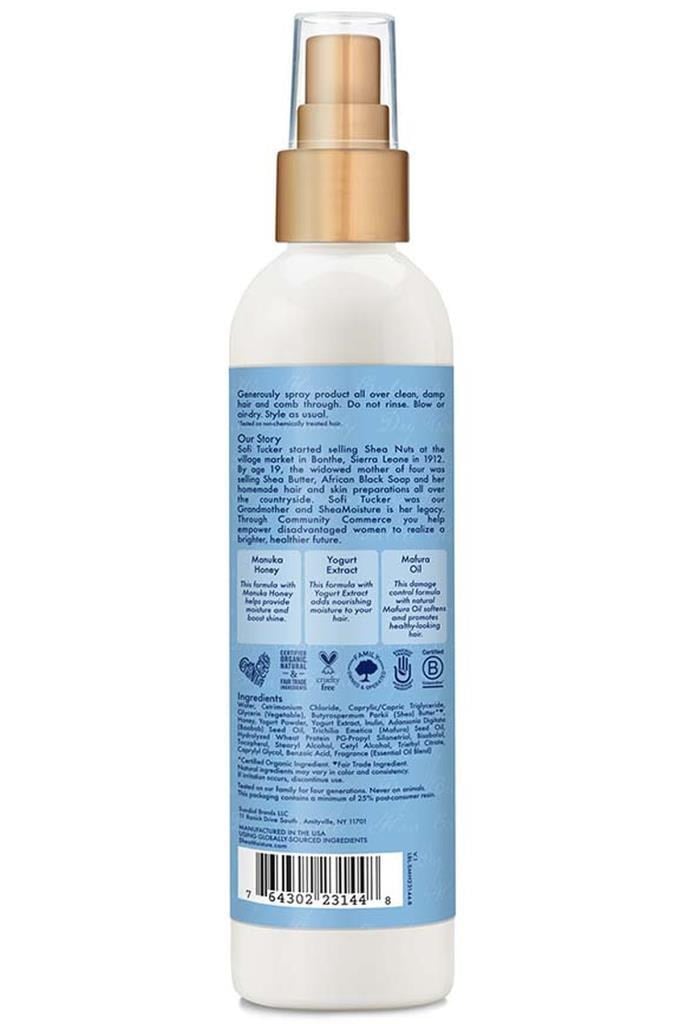 Shea Moisture Manuka Balı ve Yoğurt Durulanmayan Saç Bakım Spreyi 237ML