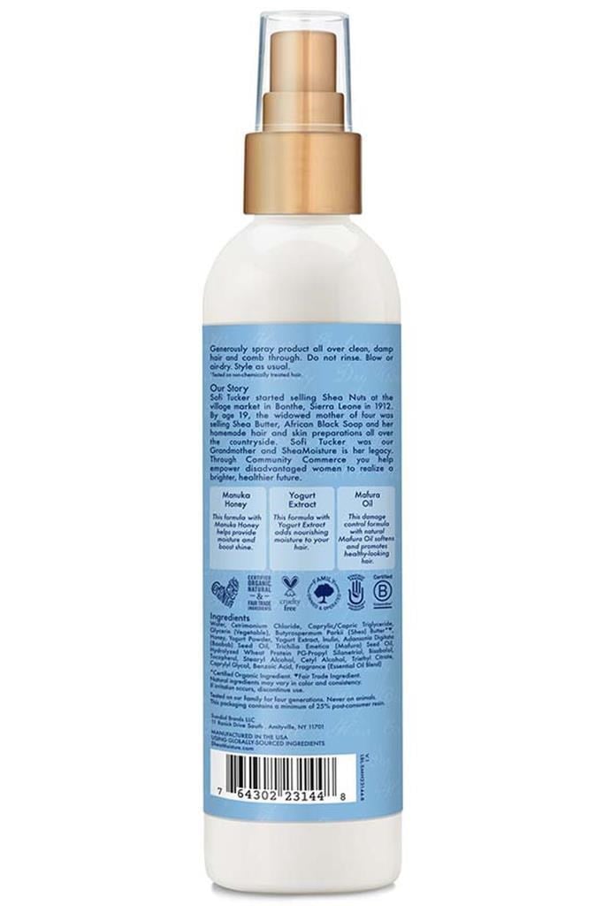 Shea Moisture Manuka Balı ve Yoğurt Durulanmayan Saç Bakım Spreyi 237ML