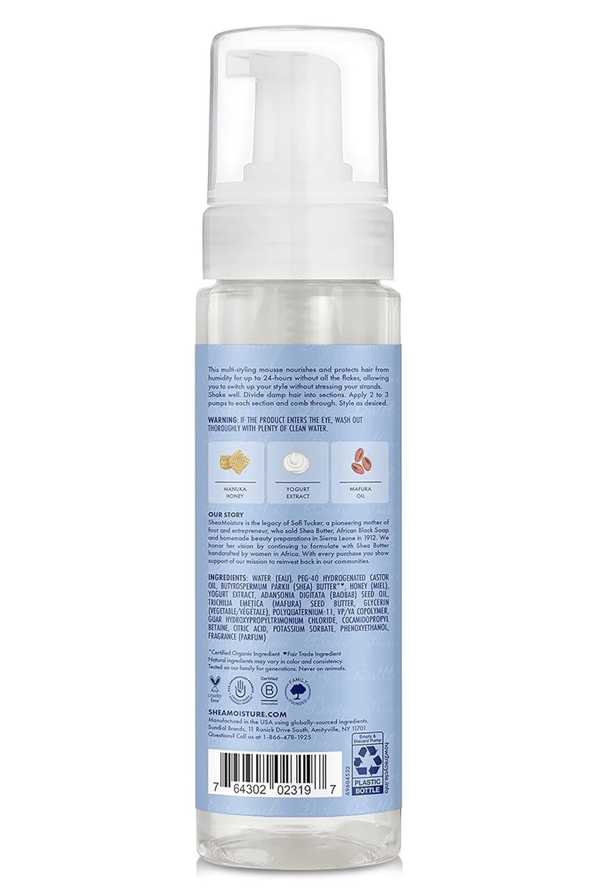 Shea Moisture Manuka Balı ve Yoğurt Saç Köpüğü 222ML