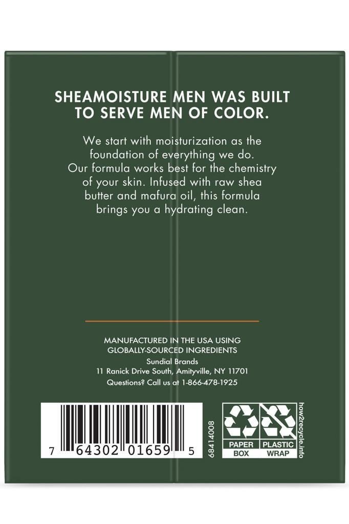 Shea Moisture Men Shea ve Mafura Yağlı Nemlendirici Sabun 2x113GR