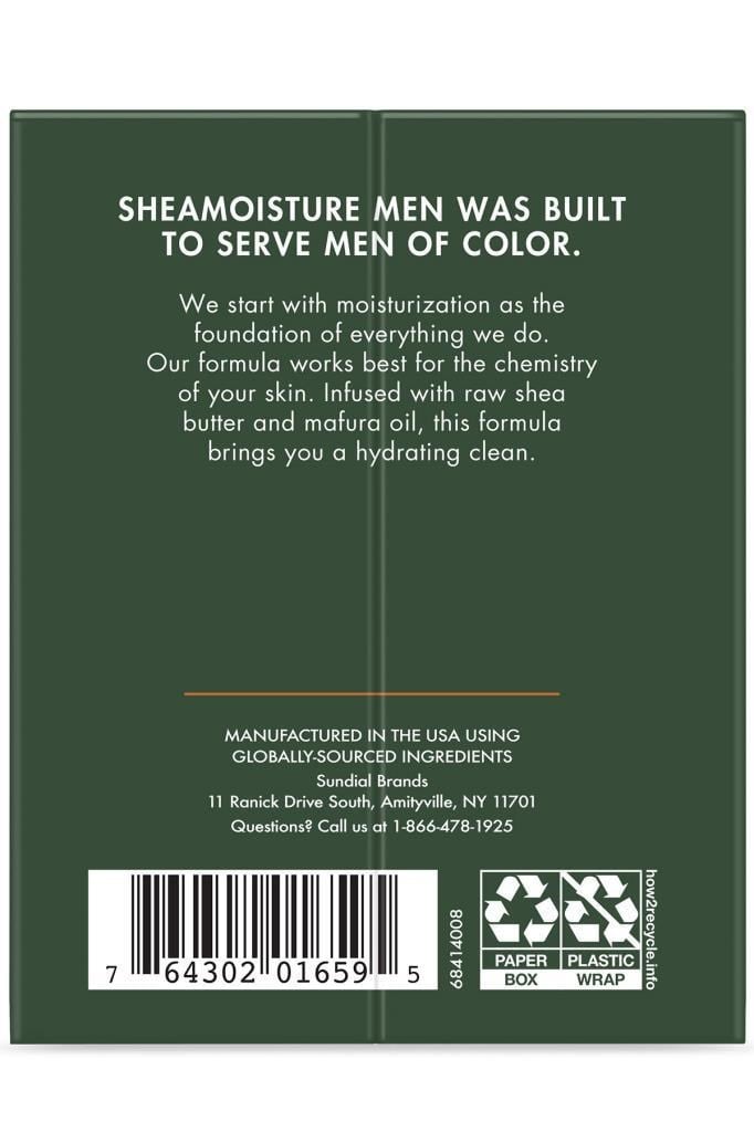 Shea Moisture Men Shea ve Mafura Yağlı Nemlendirici Sabun 2x113GR