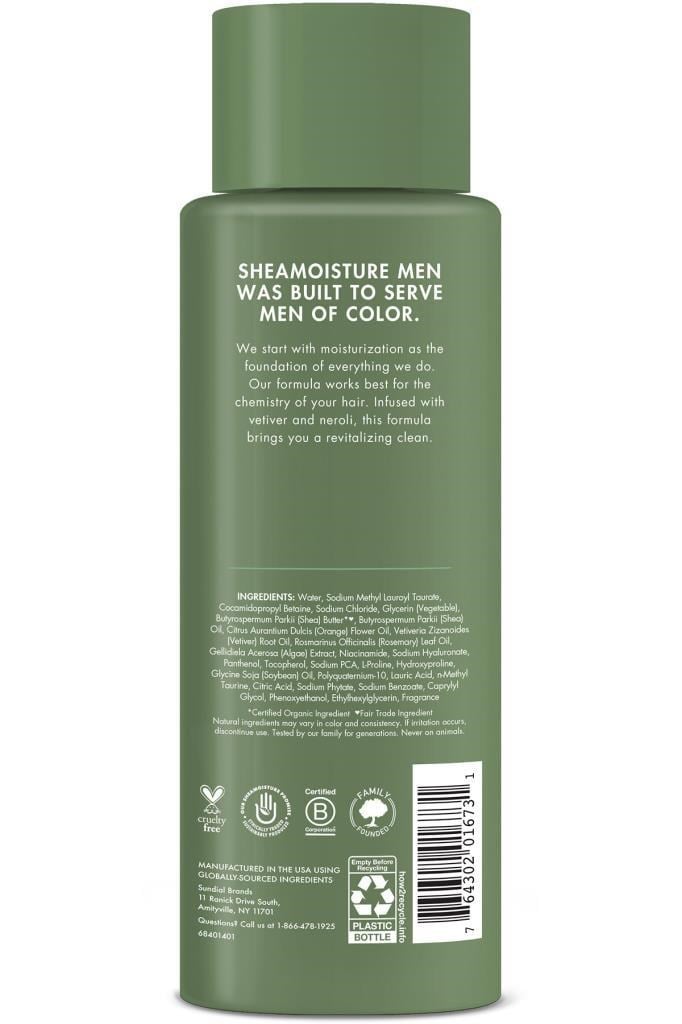 Shea Moisture Men Vetiver ve Neroli Canlandırıcı Şampuan 444ML
