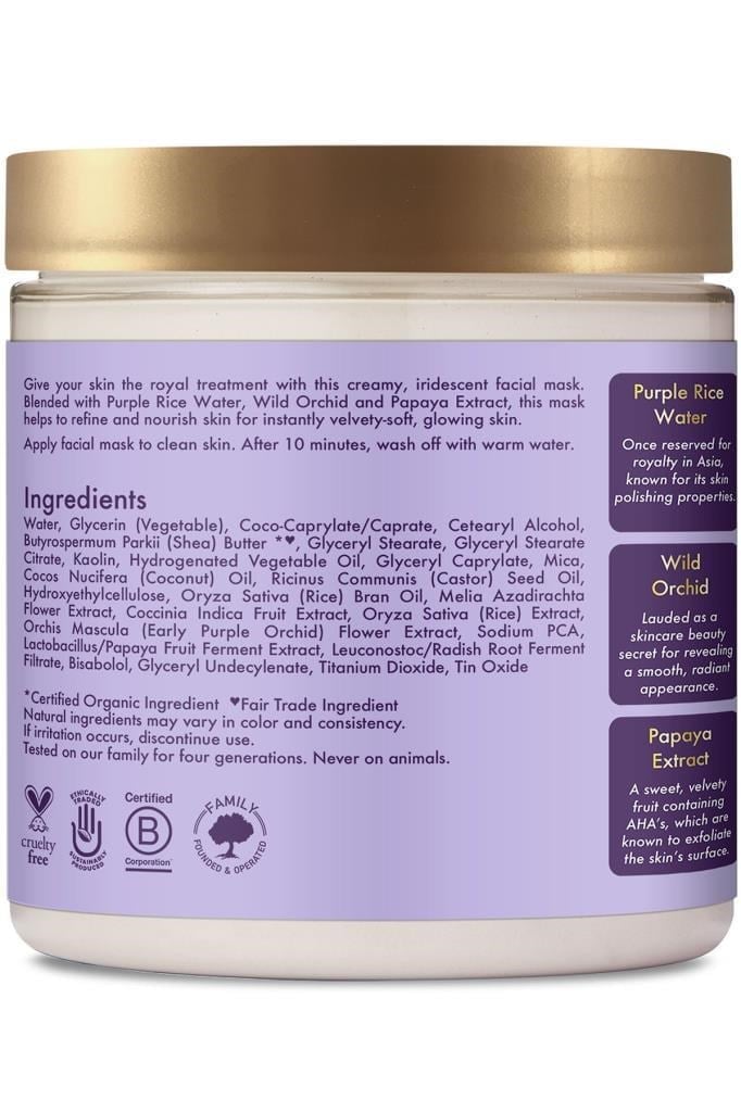 Shea Moisture Mor Pirinç Suyu Yüz Maskesi 177ML