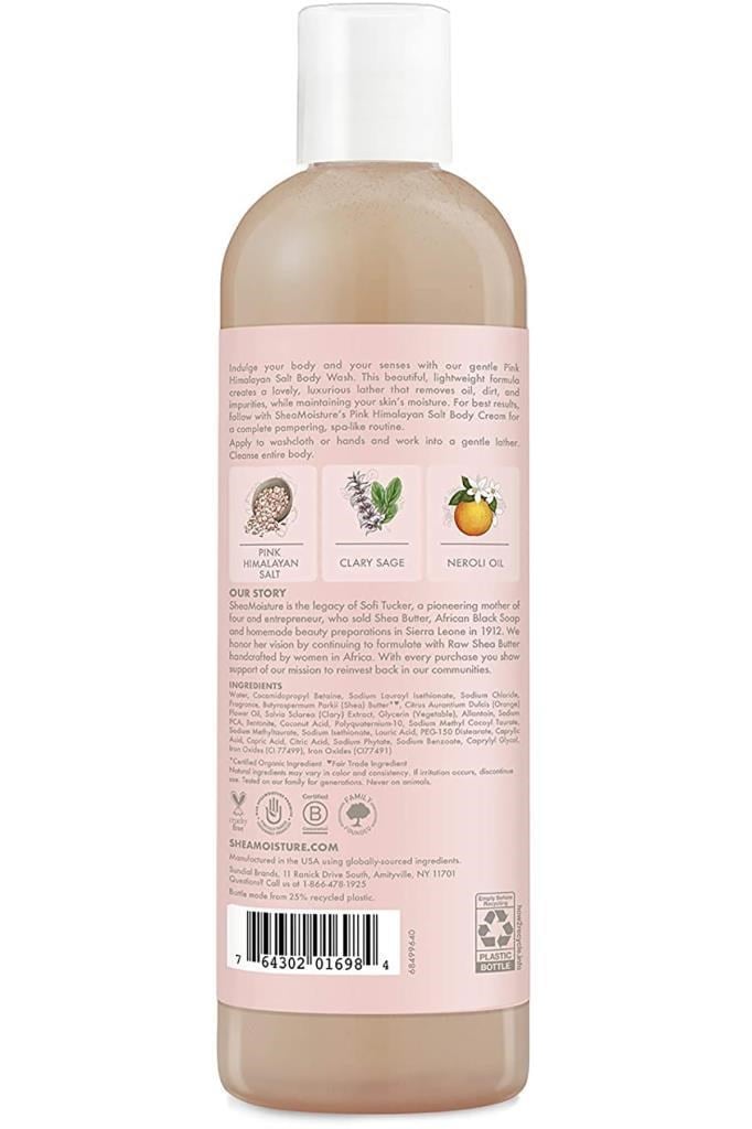 Shea Moisture Pembe Himalaya Tuzu Relaxing Vücut Şampuanı 384ML