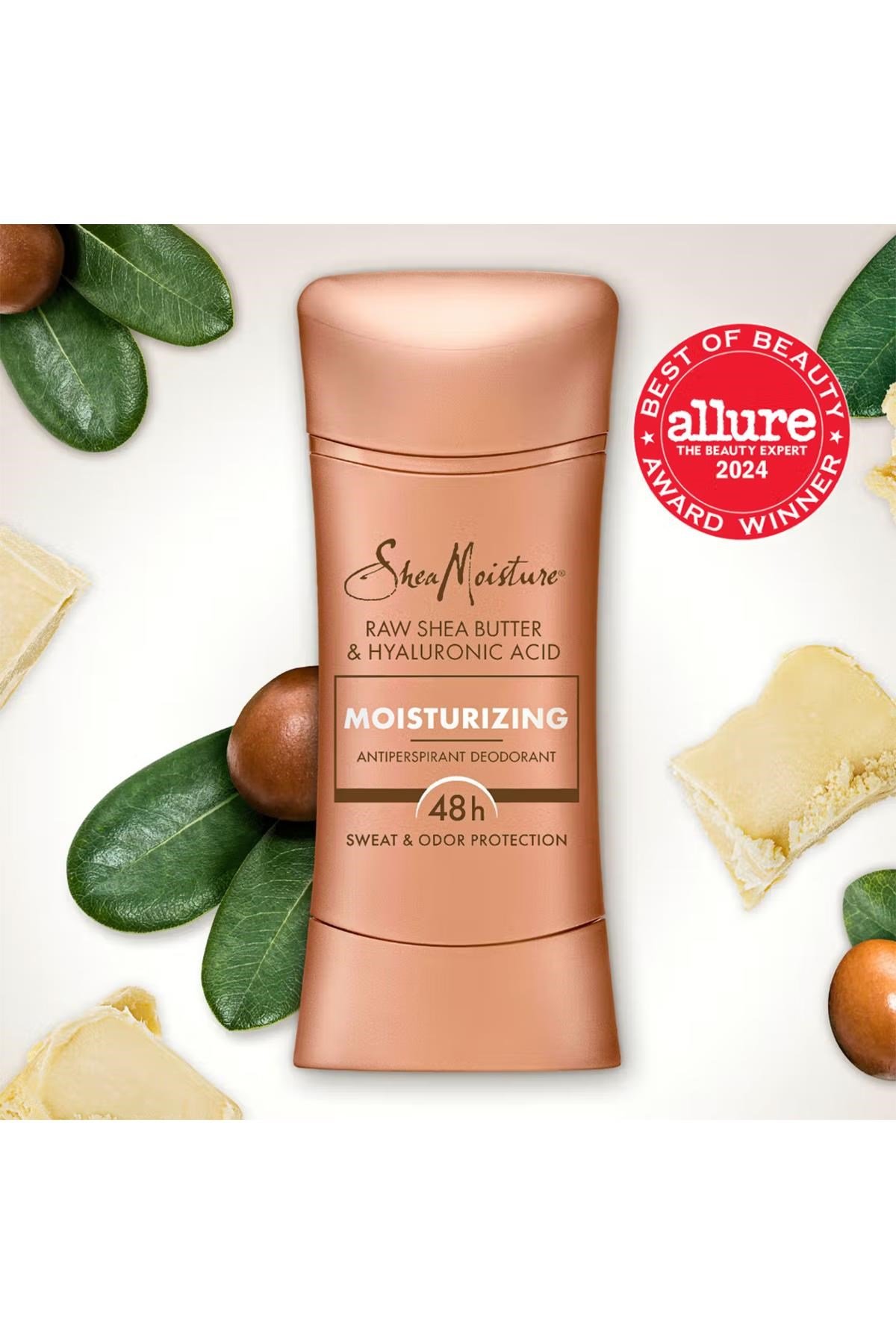 Shea Moisture Raw Shea Butter & Hyaluronic Acid Moisturizing Antiperspirant Stick Deodorant 74GR
