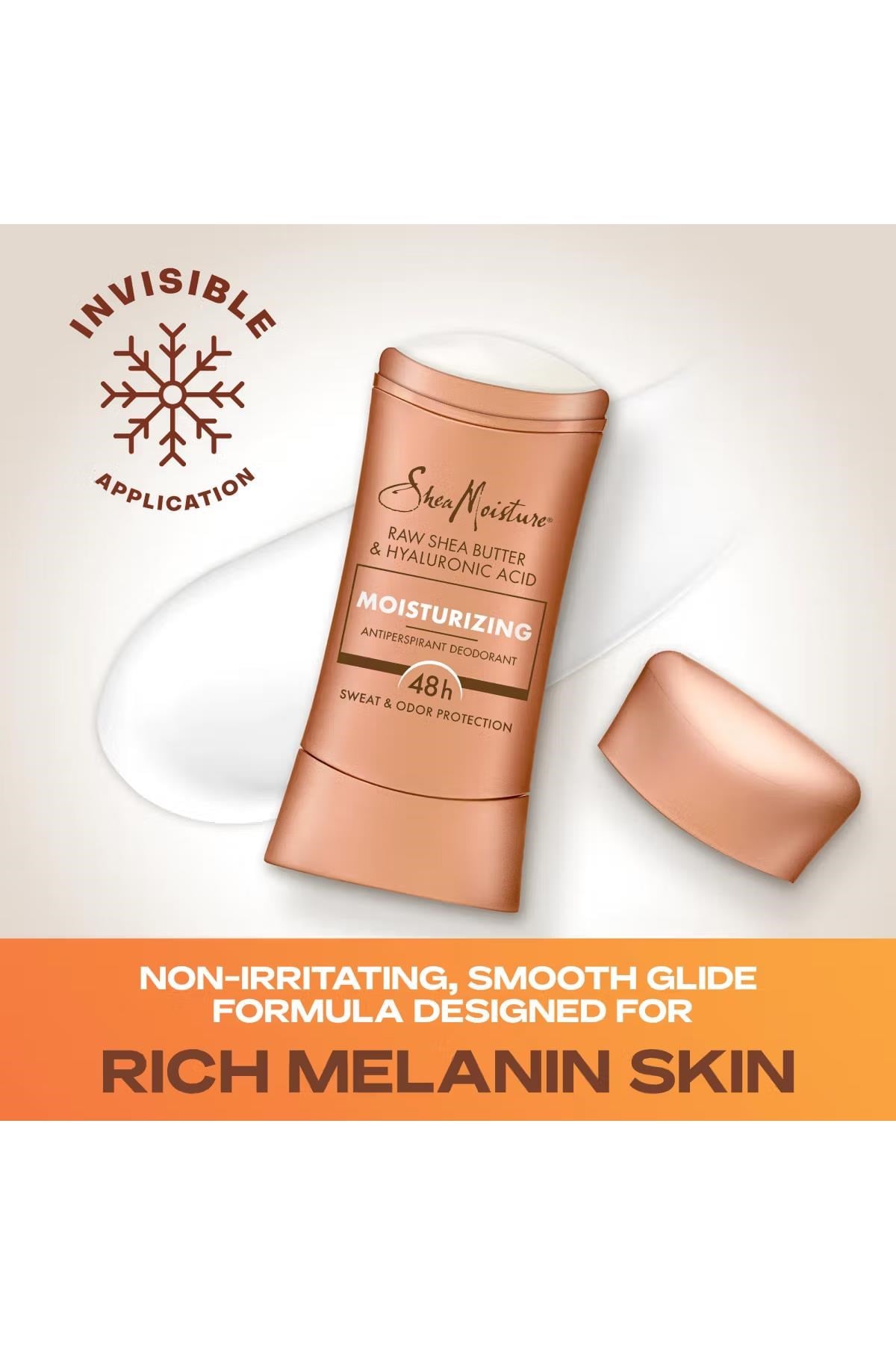 Shea Moisture Raw Shea Butter & Hyaluronic Acid Moisturizing Antiperspirant Stick Deodorant 74GR