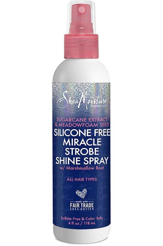 Shea Moisture Şeker Kamışı Özü ve Çayır Köpüğü Tohumu Silikonsuz Parlatıcı Saç Spreyi 118ML