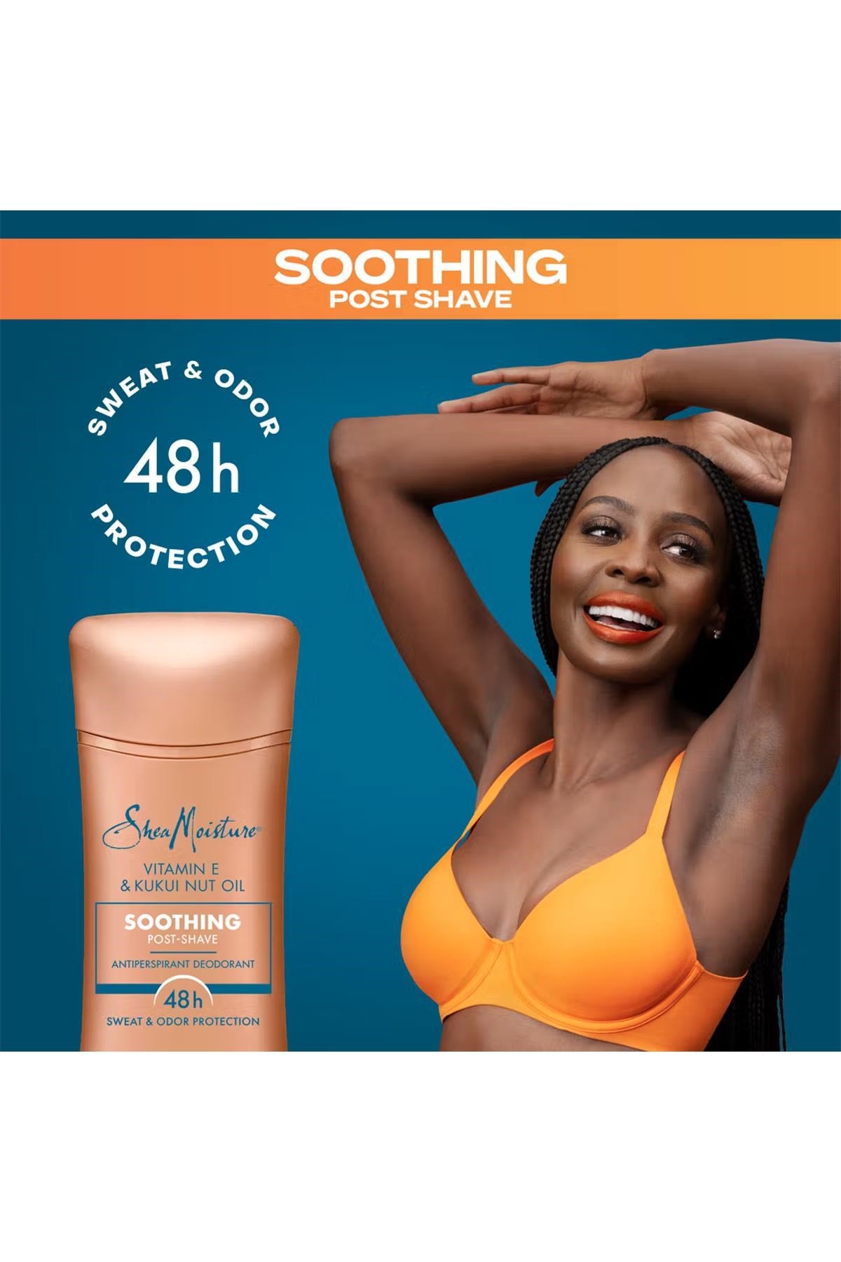 Shea Moisture Vitamin E & Kukui Nut Oil Soothing Antiperspirant Stick Deodorant 74GR