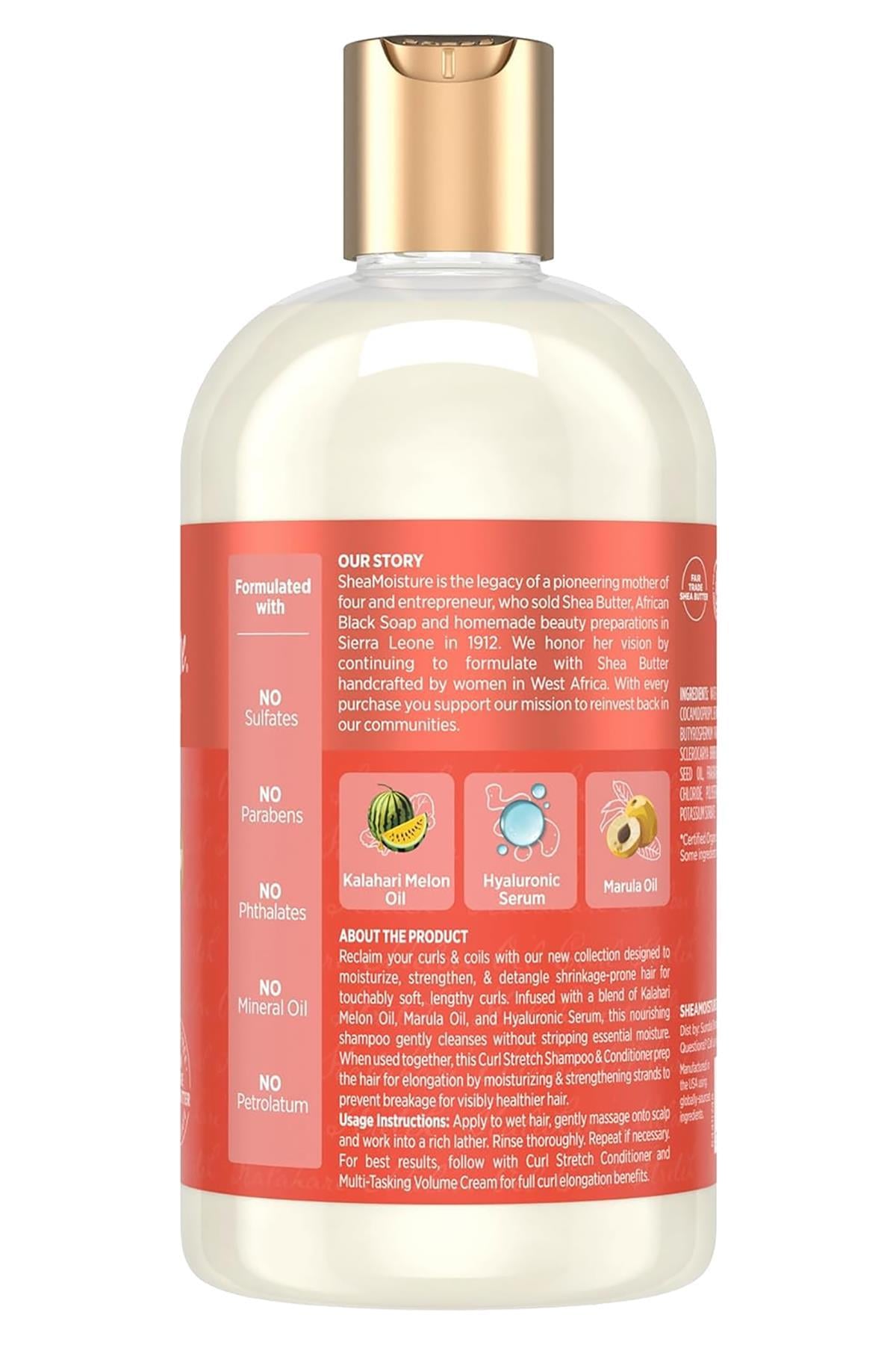 SheaMoisture Curl Stretch Nemlendirici ve Şekillendirmeye Hazırlayan Şampuan 384ML