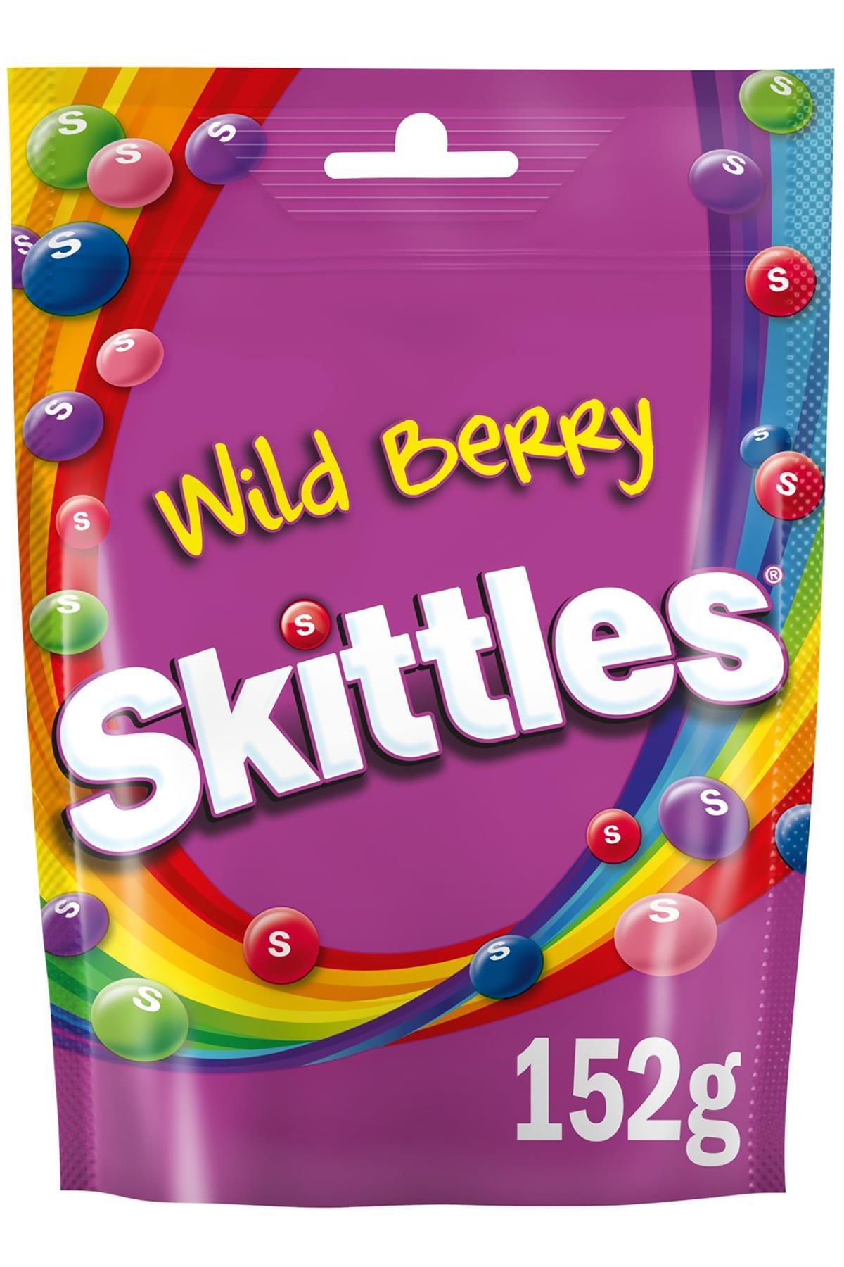Skittles Wild Berry Flavour Draje Şekerleme 152GR