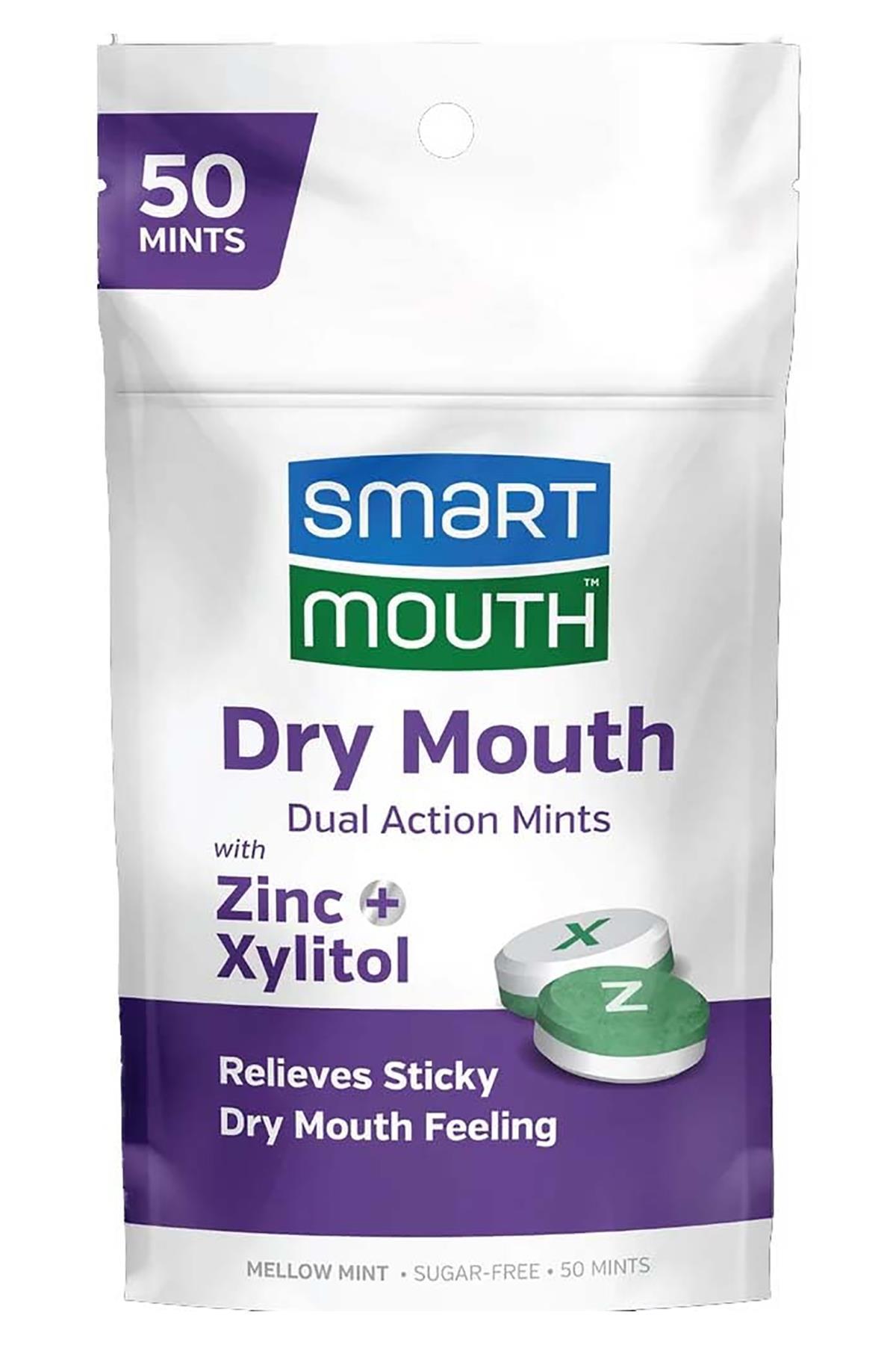 Smart Mouth Dry Mouth Dual Action 50 Mints