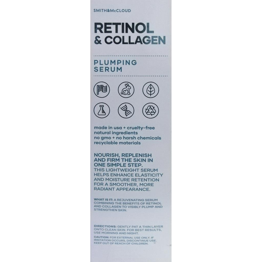 Smith & Mccloud Retinol Collagen Plumping Serum 30ML