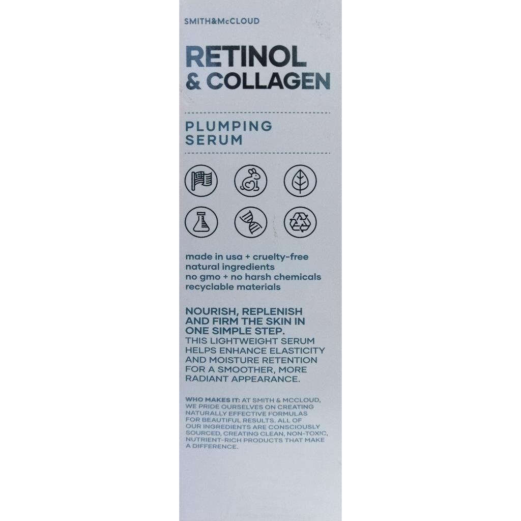 Smith & Mccloud Retinol Collagen Plumping Serum 30ML