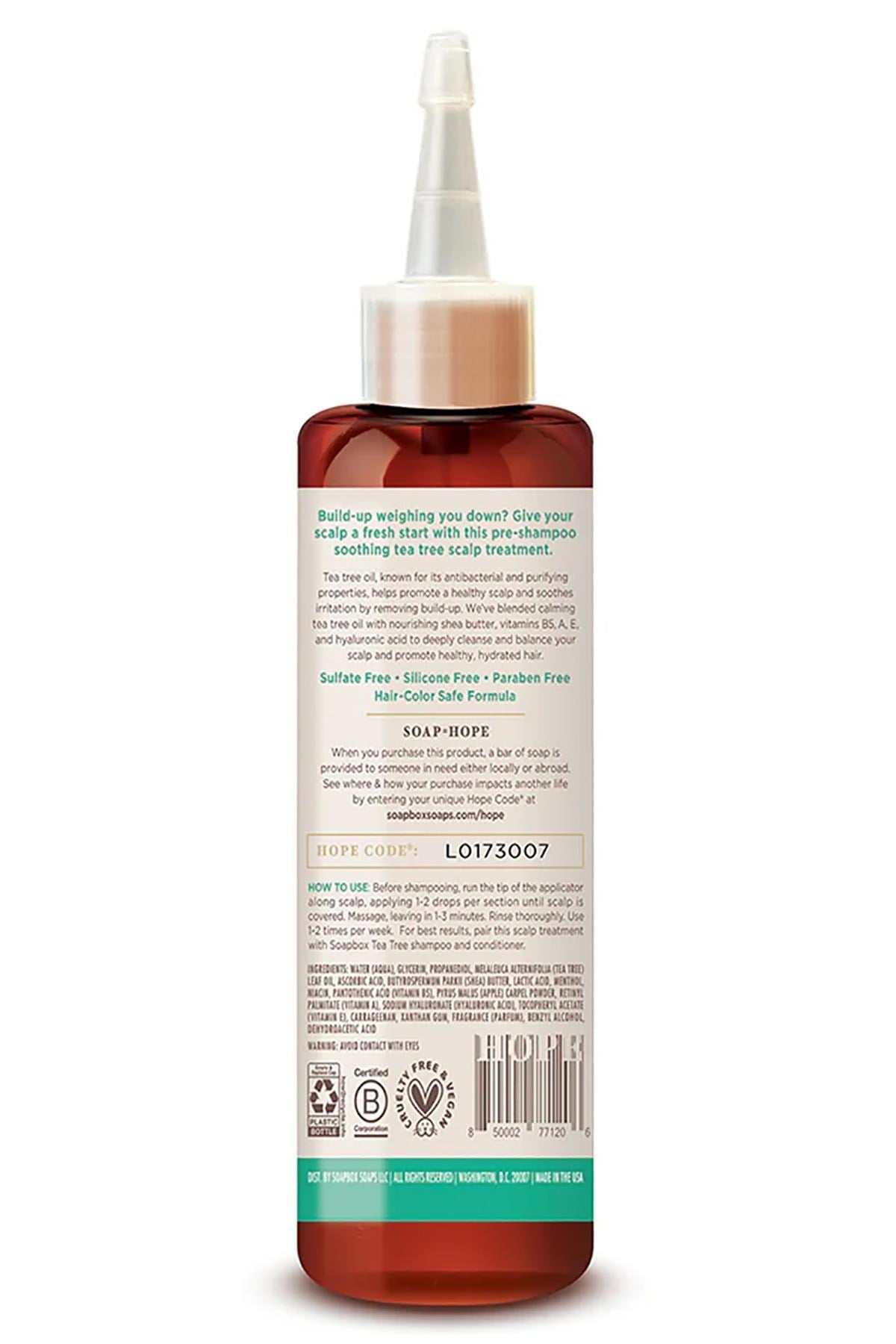 Soapbox Tea Tree Şampuan Öncesi Saç Derisi Bakımı 147ML