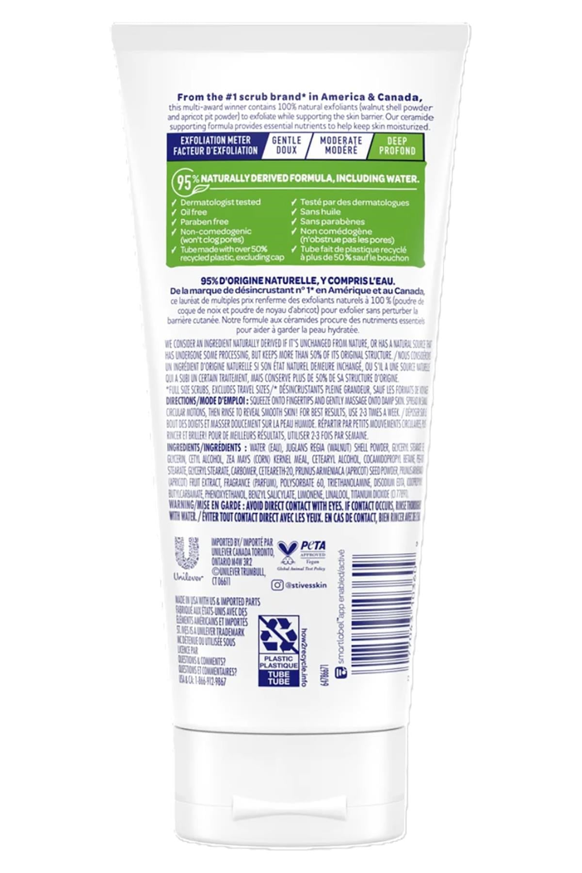St. Ives Kayısı Özlü Normal ve Yağlı Ciltler İçin Yüz Peelingi 170GR