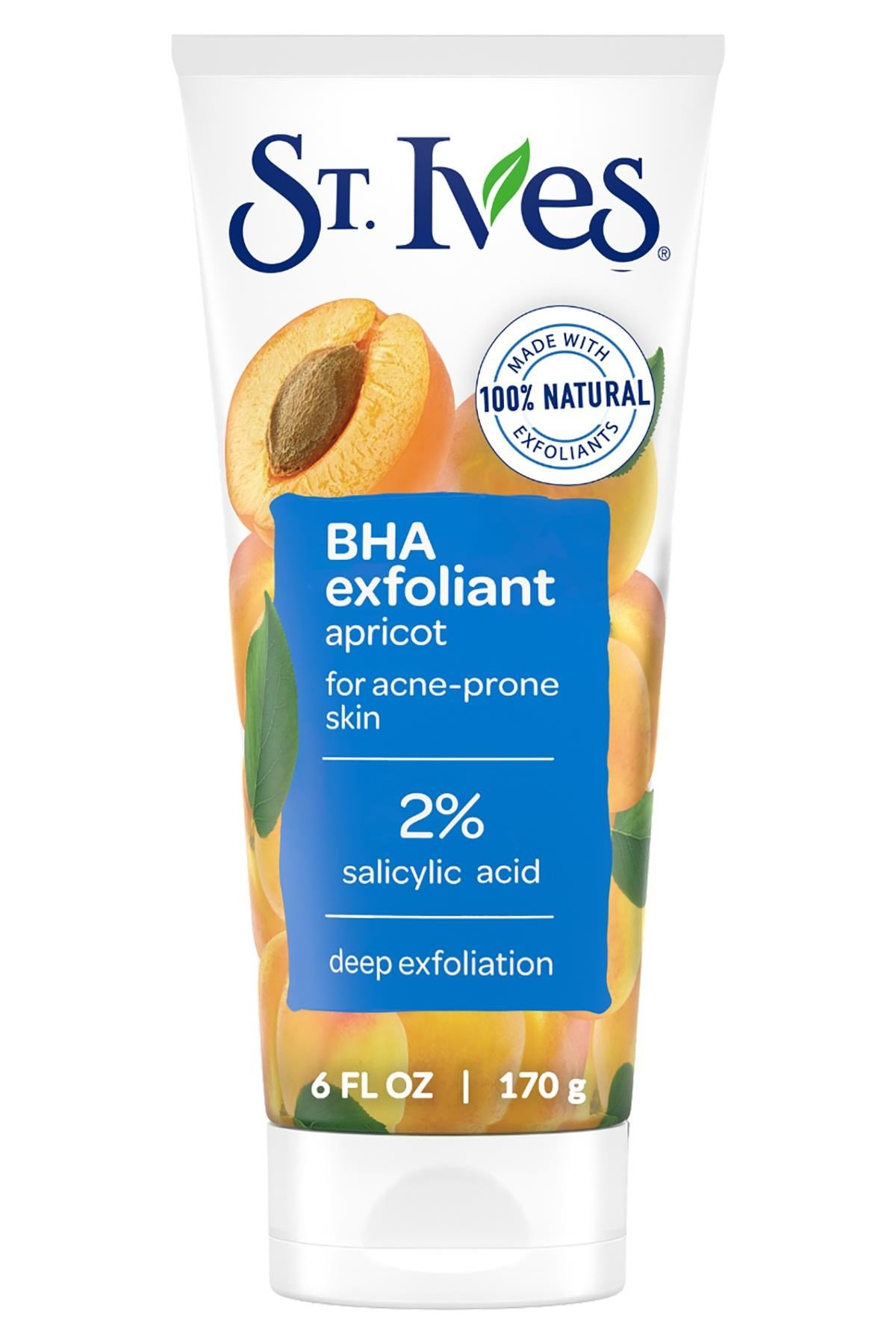 St.Ives BHA Kayısı Özlü Akne Karşıtı Yüz Peelingi 170GR