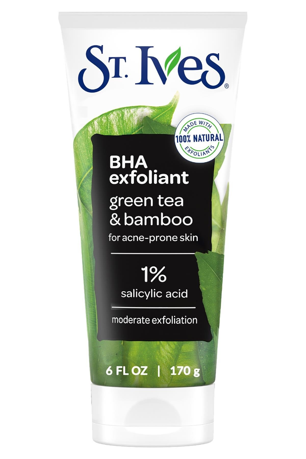 St.Ives BHA Yeşil Çay ve Bambu Özlü Akne Karşıtı Yüz Peelingi 170GR