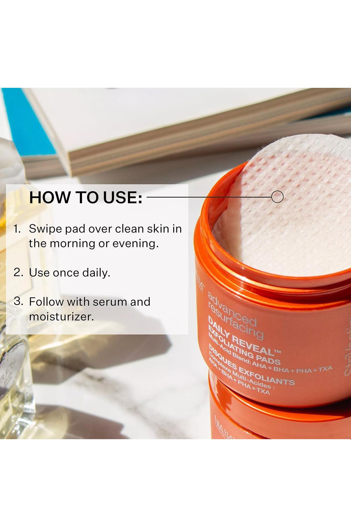StriVectin Advanced Resurfacing Daily Reveal Günlük Peeling Pedleri 60 Adet
