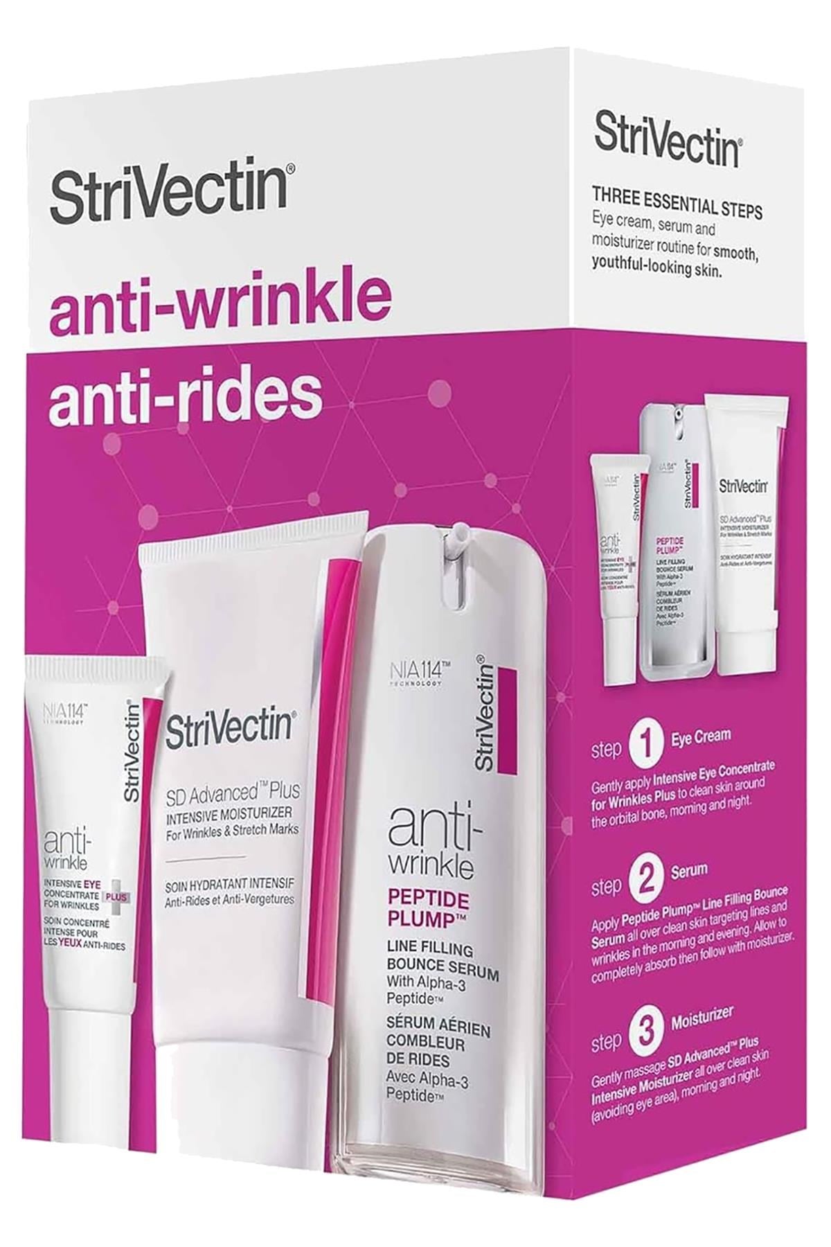 StriVectin Anti-Wrinkle Kırışıklık Karşıtı Cilt Bakım Seti 3 Parça