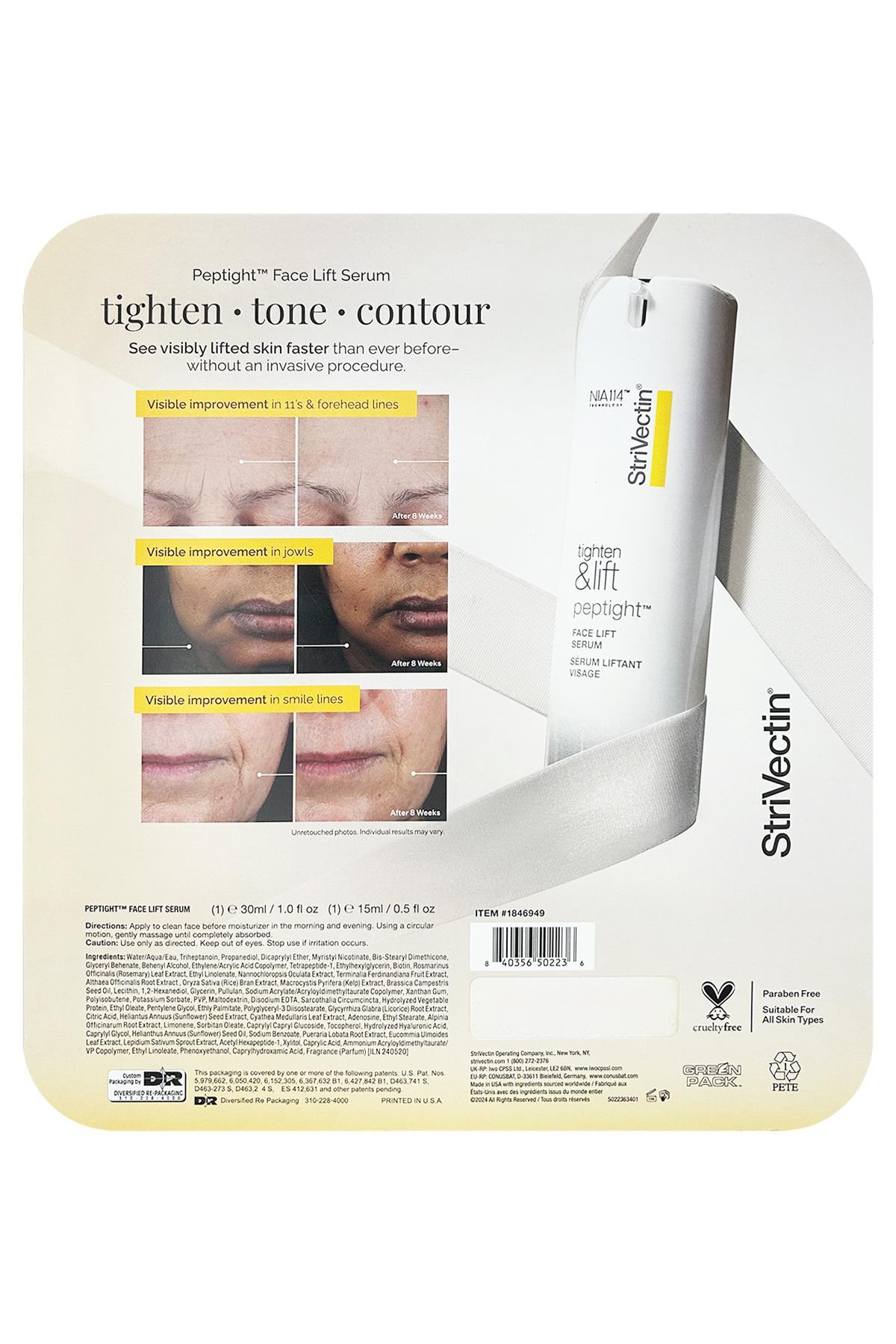 StriVectin Peptight Face Lift Yüz Serumu 30ML+15ML