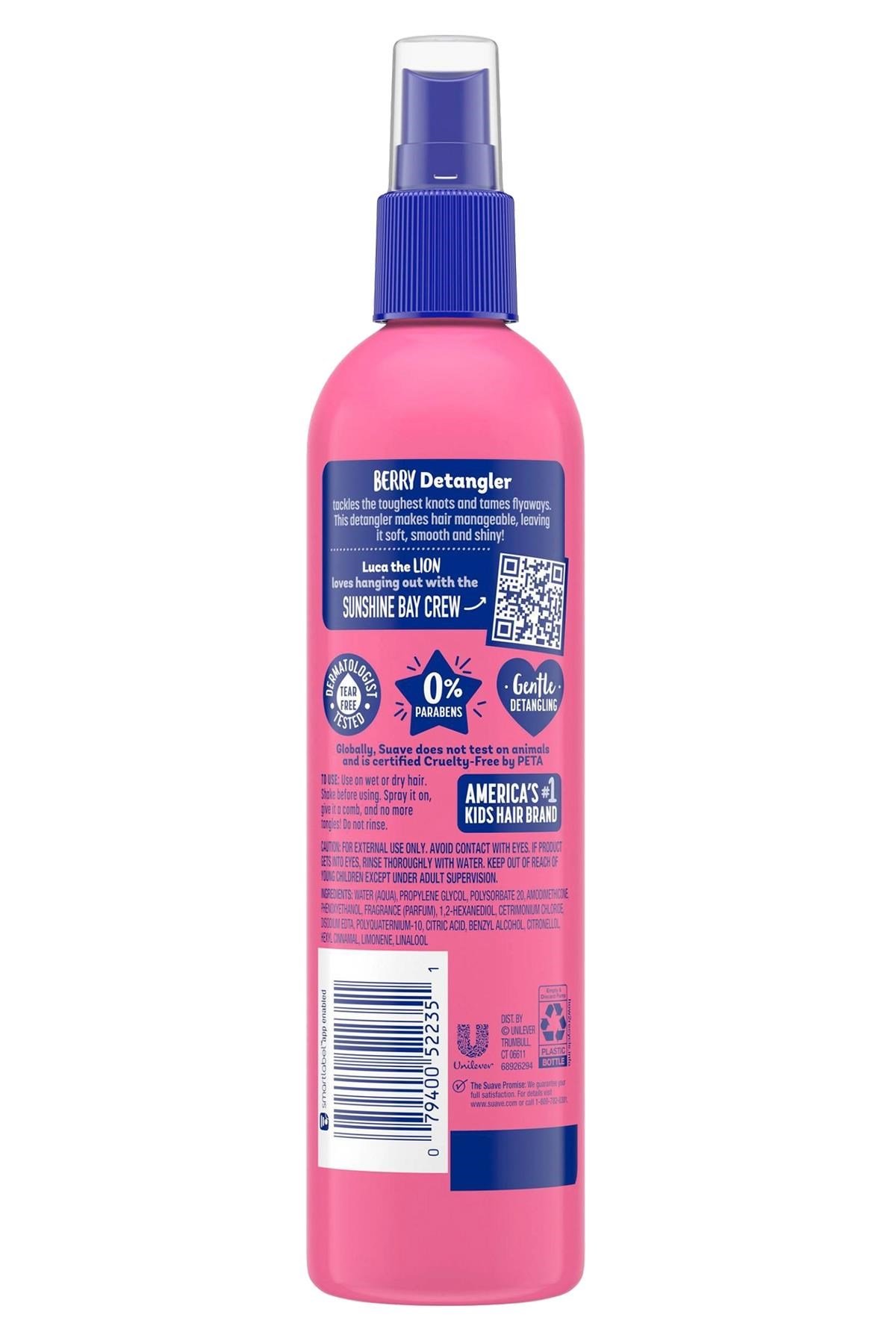 Suave Berry Awesome Çocuklar İçin Dolaşık Saç Açıcı Sprey 295ML