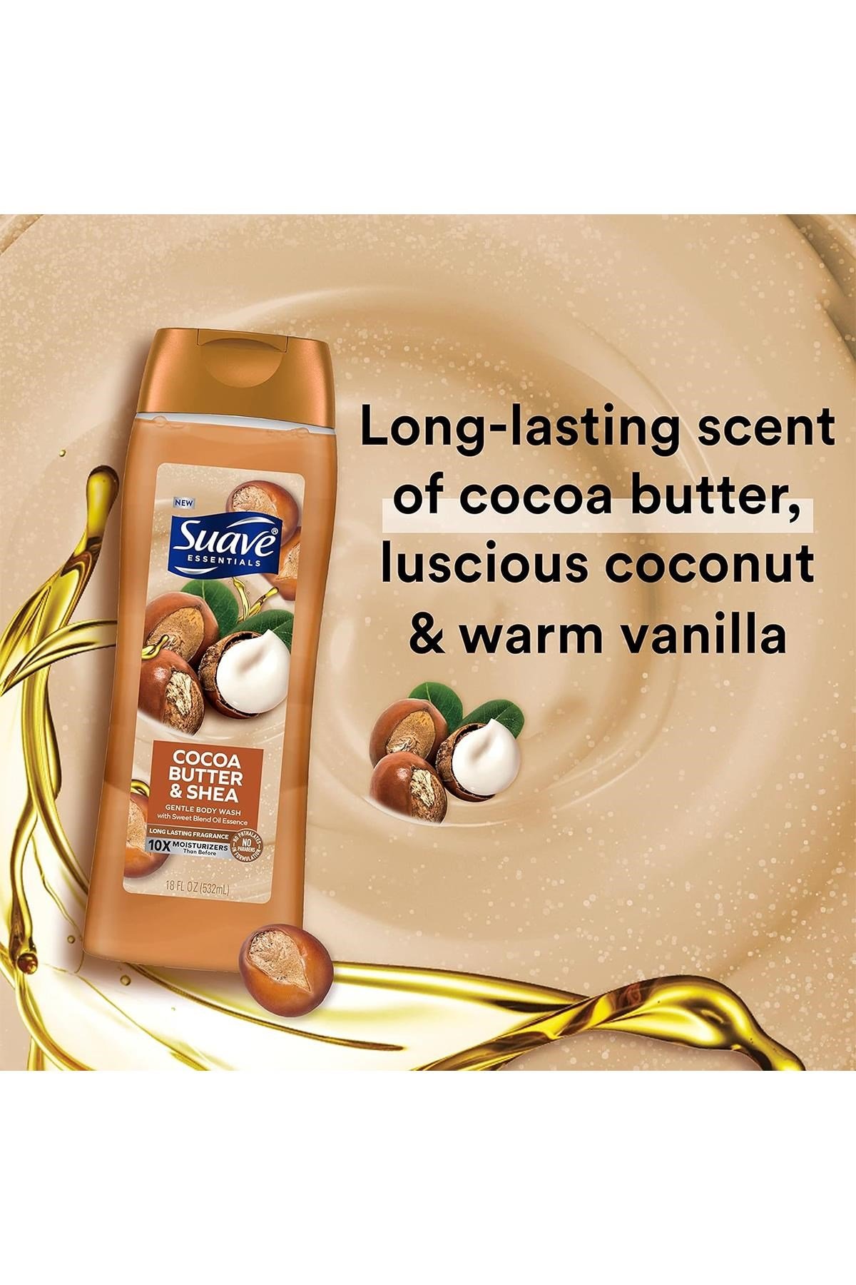 Suave Cocoa Butter & Shea Duş Jeli 532ML