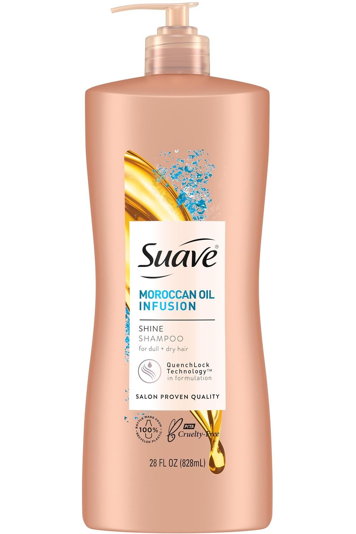 Suave Fas Argan Yağlı Parlaklık Şampuanı 828ML