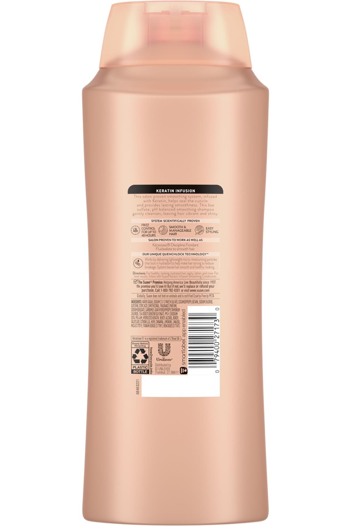 Suave Keratin Infusion Pürüzsüzleştirici Şampuan 828ML