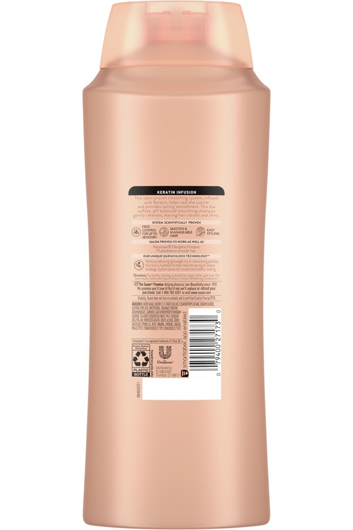 Suave Keratin Infusion Pürüzsüzleştirici Şampuan 828ML