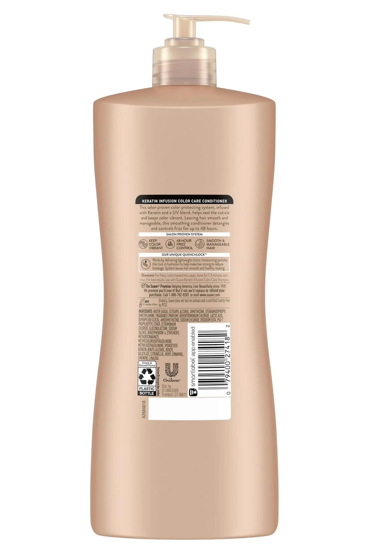 Suave Keratin Infusion Renk Koruyucu Saç Kremi 828ML