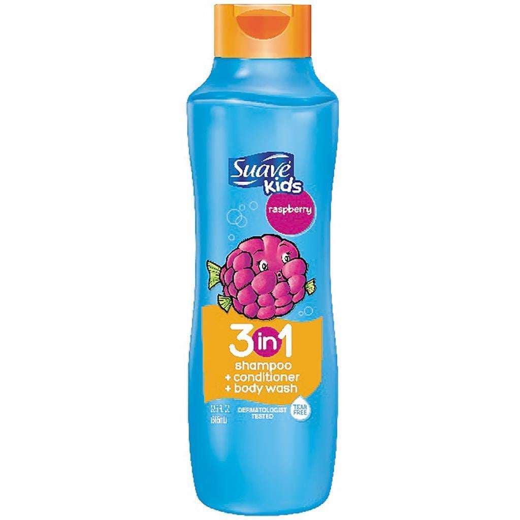 Suave Kids Raspberry 3ü 1 Arada Çocuk Şampuanı 665ML