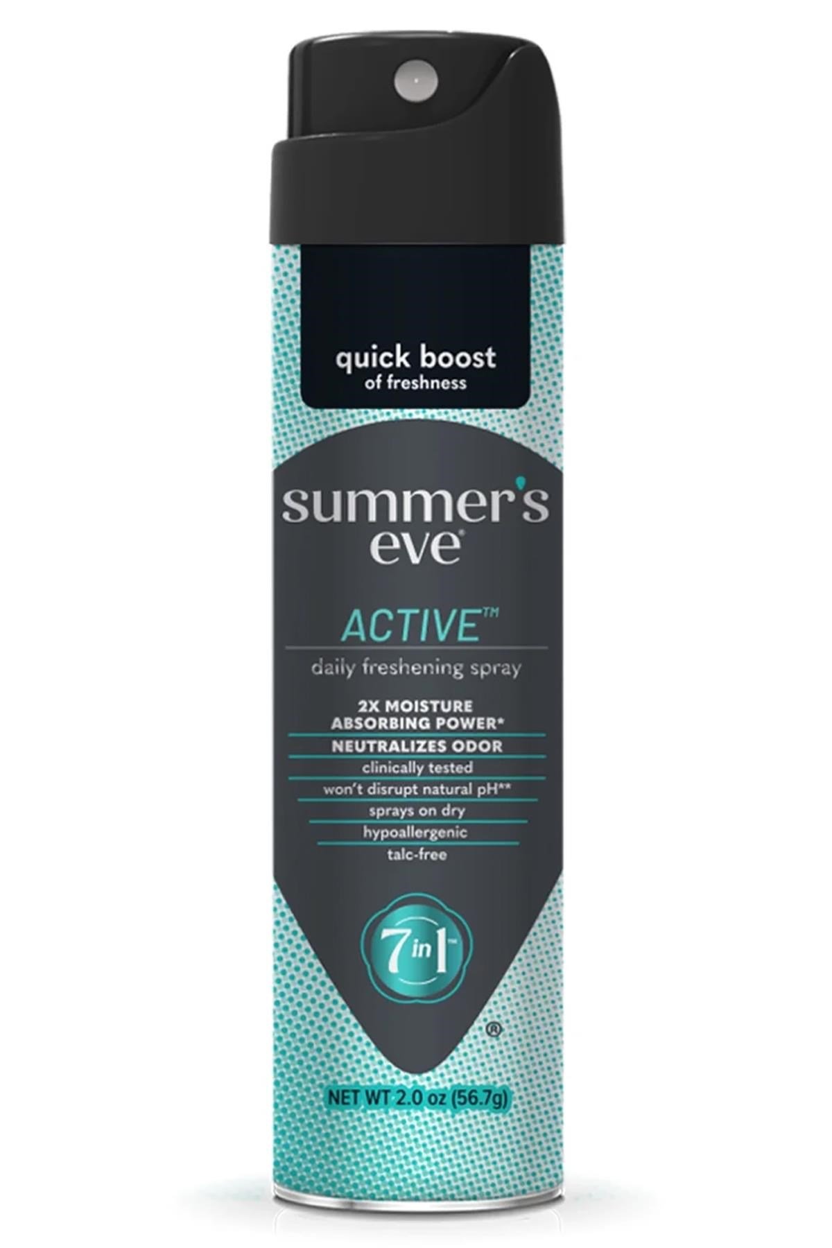 Summer's Eve Active Özel Bölge İntim Deodorant Sprey 56.7GR